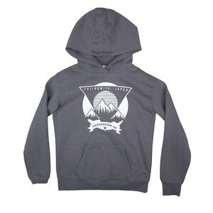 Primark Cares Hoodie Women XS Gray Fujinomiya Japan Expedition 92 Graphic Hooded